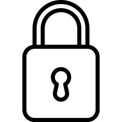 Locked Secure Padlock Icon
