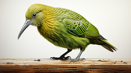 3d rendered photo of bird made with generative AI