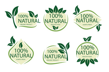 Natural Organic Food & Product - obrazy, fototapety, plakaty