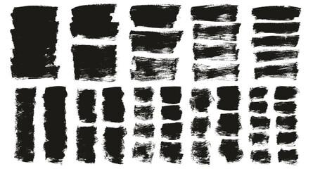 Hand Drawn Flat Paint Brush Thick Long & Short Background Mix High Detail Abstract Vector Background MEGA Mix Set 