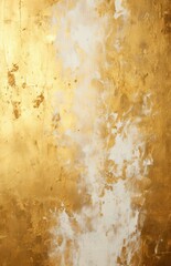 an upside down view of a thin gold leaf, i