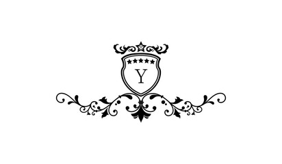 Luxury Classical Retro Logo Y