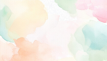 Abstract watercolor background with paper texture and color.