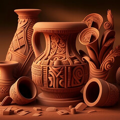 Terra Crafted Wonders: Terracotta Art Transforming Spaces with Charm