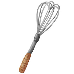 watercolor whisk baking tool