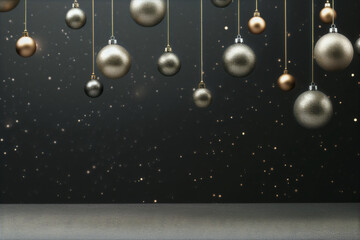 Fototapeta premium merry christmas celebration background wallpaper invitation gift card