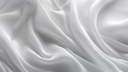 Seamless horizontal background white airy fabric.