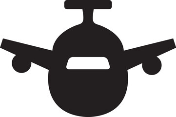 Skyborne aircraft symbol eps vector illustration