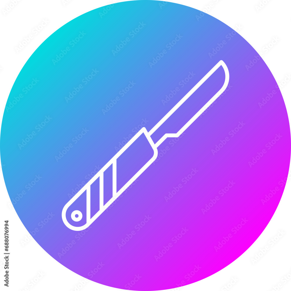 Sticker Scalpel Icon