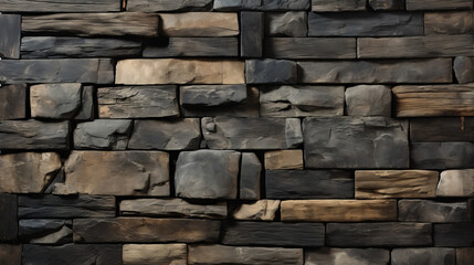 Stone texture on a wall background