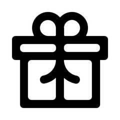 Present Box Outline Icon