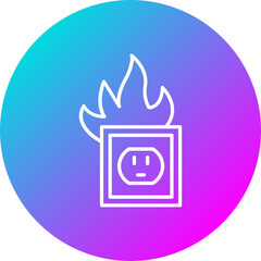 Electricity Fire Icon