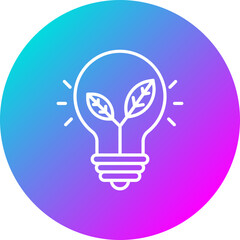 Ecologic Bulb Icon