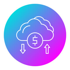 Cloud Money Icon