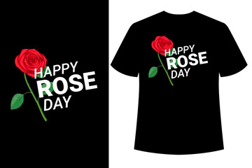 Rose day t shirt design, 7 to 21 February day t-shirt design