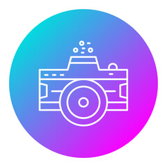 New Year Camera Icon