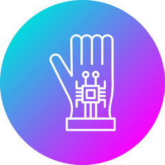 Obraz premium Wired Gloves Icon