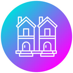 Duplex House Icon