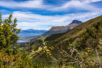 Fototapeta premium Panoramic views from Cusín Hill