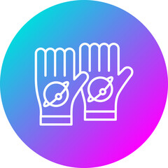 Space Gloves Icon