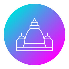 Fototapeta na wymiar Borobudur Icon