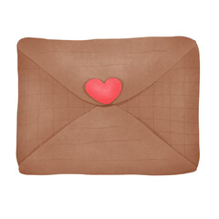 envelope with heart