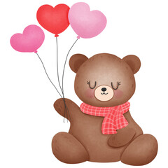 teddy bear with heart