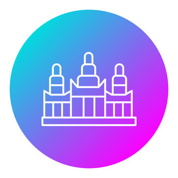 recommend clip art: Angkor Wat Icon