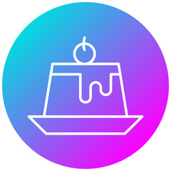 Fototapeta premium Pudding Icon