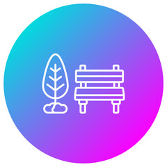 Autumn Bench Icon