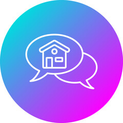 House Chat Icon