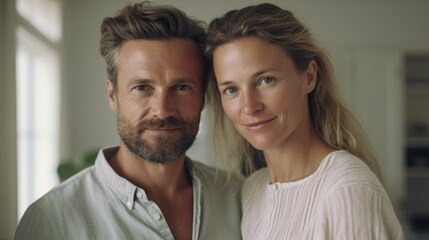 Obraz premium This European couple shares a moment of love and connection.