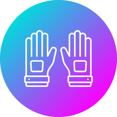 Obraz premium Working Gloves Icon