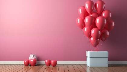 Valentine's Day Balloon Surprise