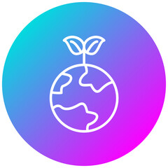 Green Planet Icon