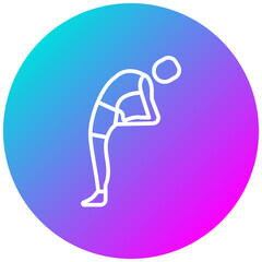 Half Moon Pose Icon