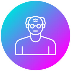 Obraz premium Old Man Icon