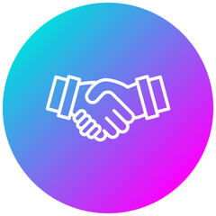 Obraz premium Handshake Icon