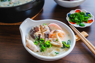 手作りの豆乳鍋