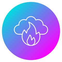 Fire Pollution Icon