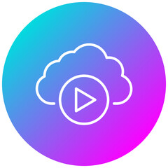 Cloud Video Icon