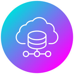 Cloud Database Icon