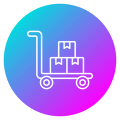 Package Trolley Icon