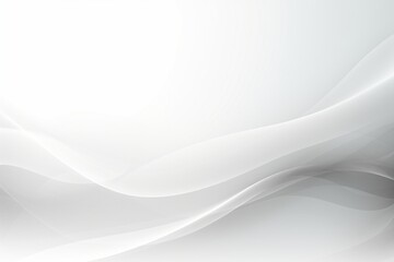 Abstract White Background with Smooth Lines