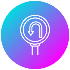 U Turn Icon