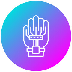 Obraz premium Wired Gloves Icon
