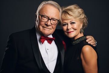 In a heartwarming celebration of love, European grandparents join hands in marriage, creating a timeless bond that blossoms in their later years