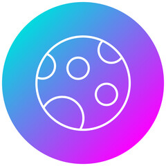Fototapeta premium Moon Icon