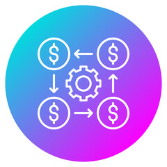 Cash Distribution Icon