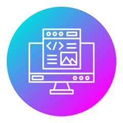 Obraz premium Web Design Icon